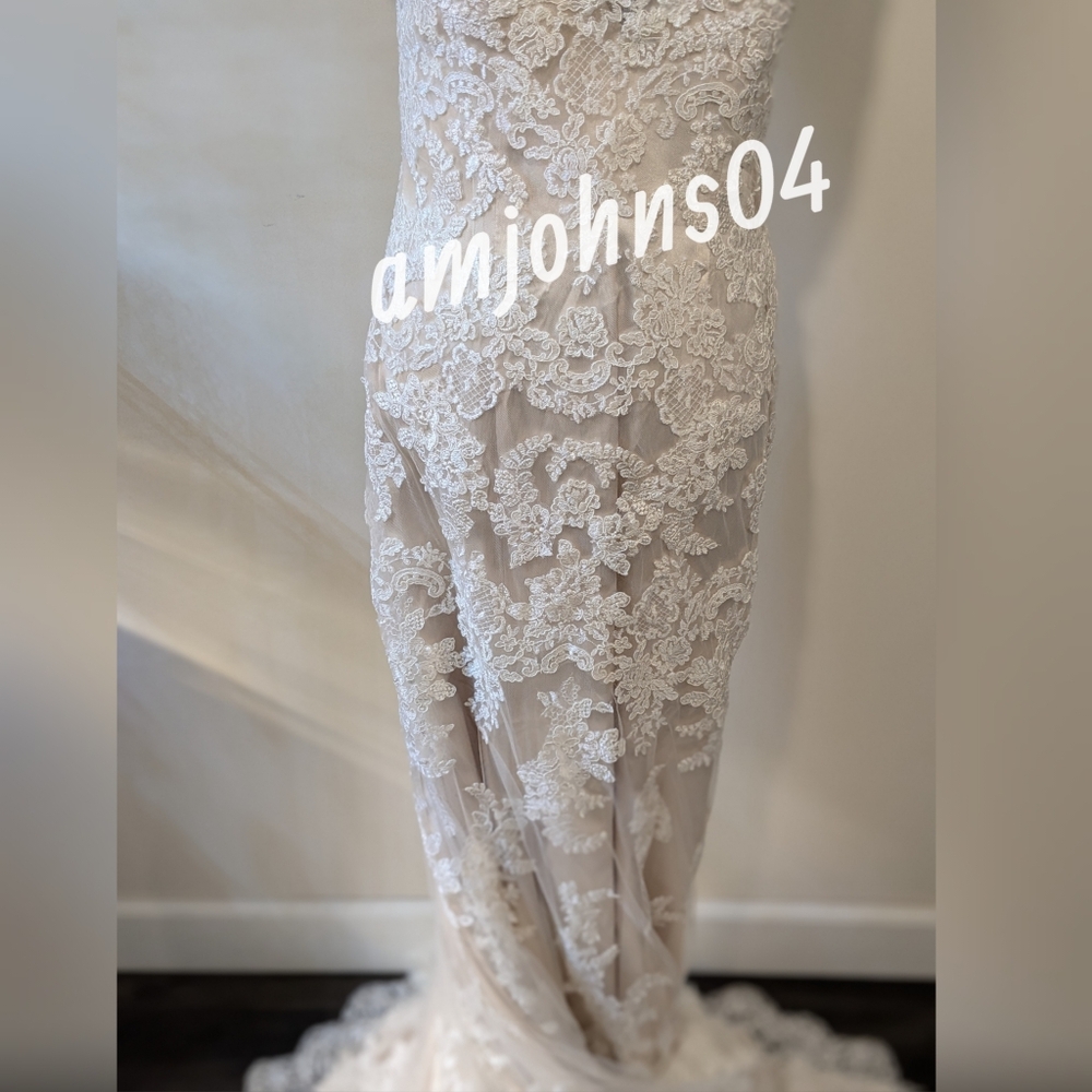 Maggie Sottero 'Melanie' Lace Bridal Gown NWT - Picture 10 of 13